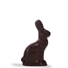 Easter Chocolate Gifts | Small Dark Bunny | Holl's Swiss Chocolate